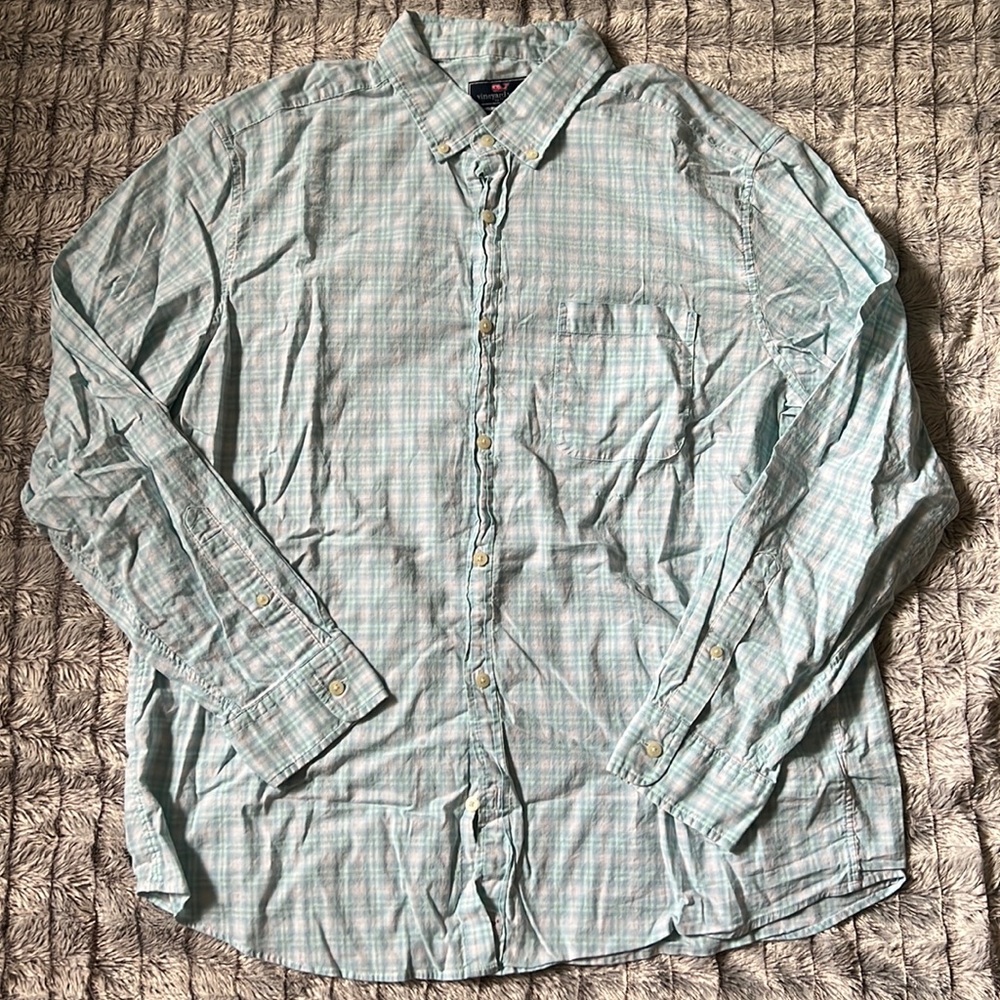 3/$15 VV Plaid Button Up